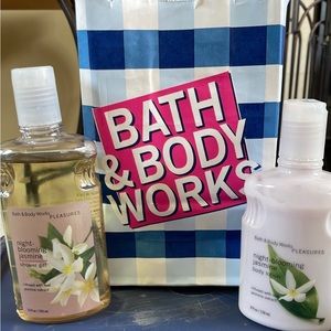 Bath & body works Night blooming jasmine set